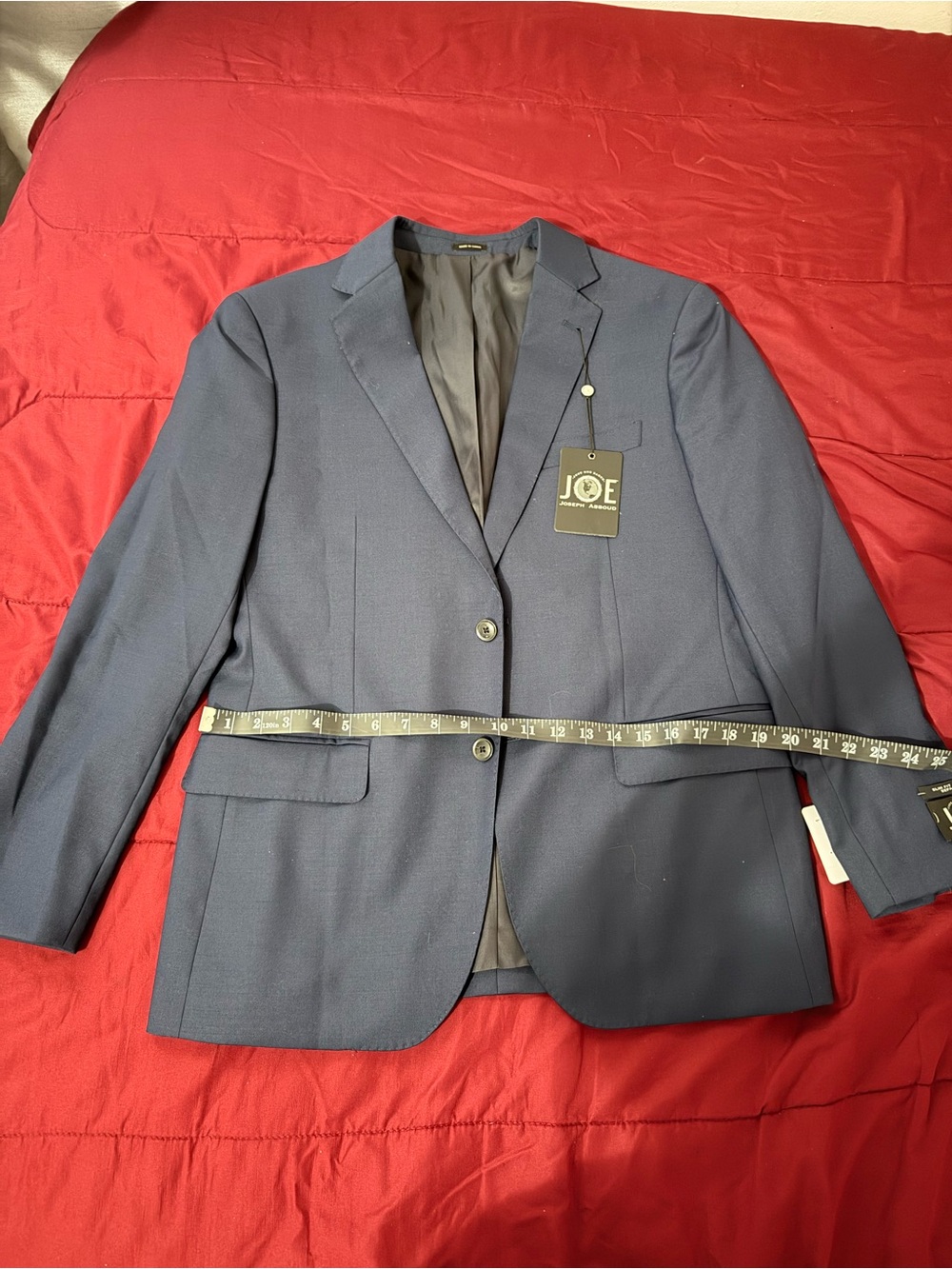 Joseph Abboud Navy Two-Button Sport Coat